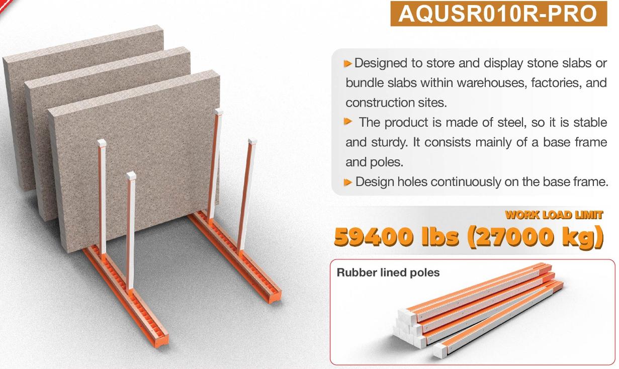 ABACO QLI UNIVERSAL SLAB RACK - AQUSR010R-PRO